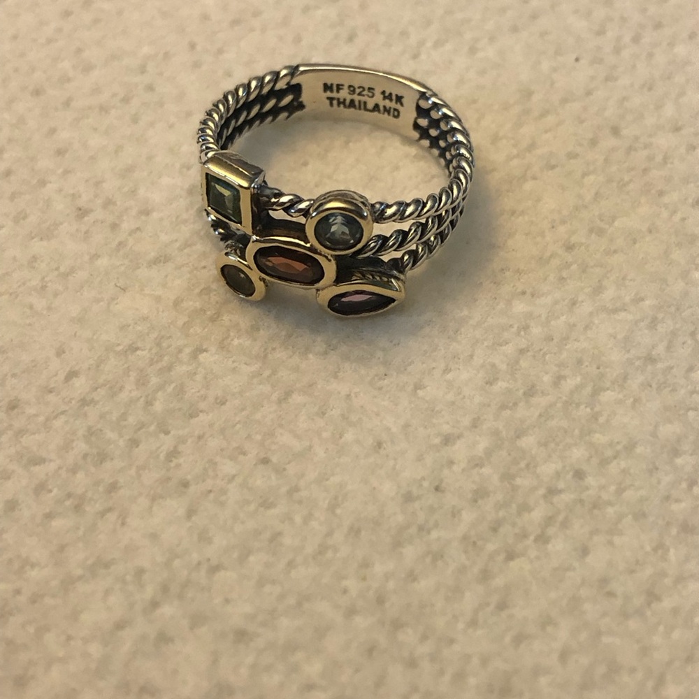 Multi-Colored Ss Ring - image 2